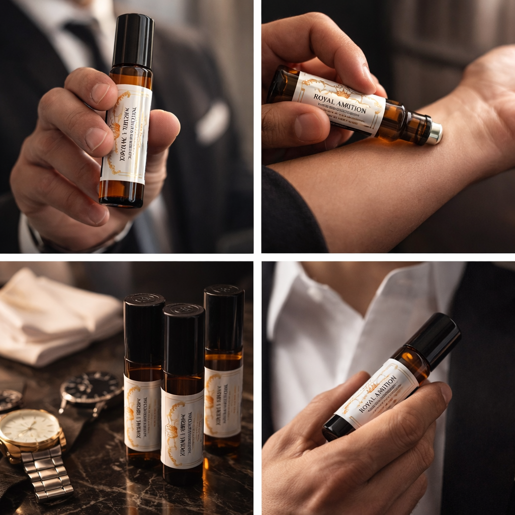 Royal Ambition – Luxury Roll-On Cologne for Men (10 mL) | Signature Studios