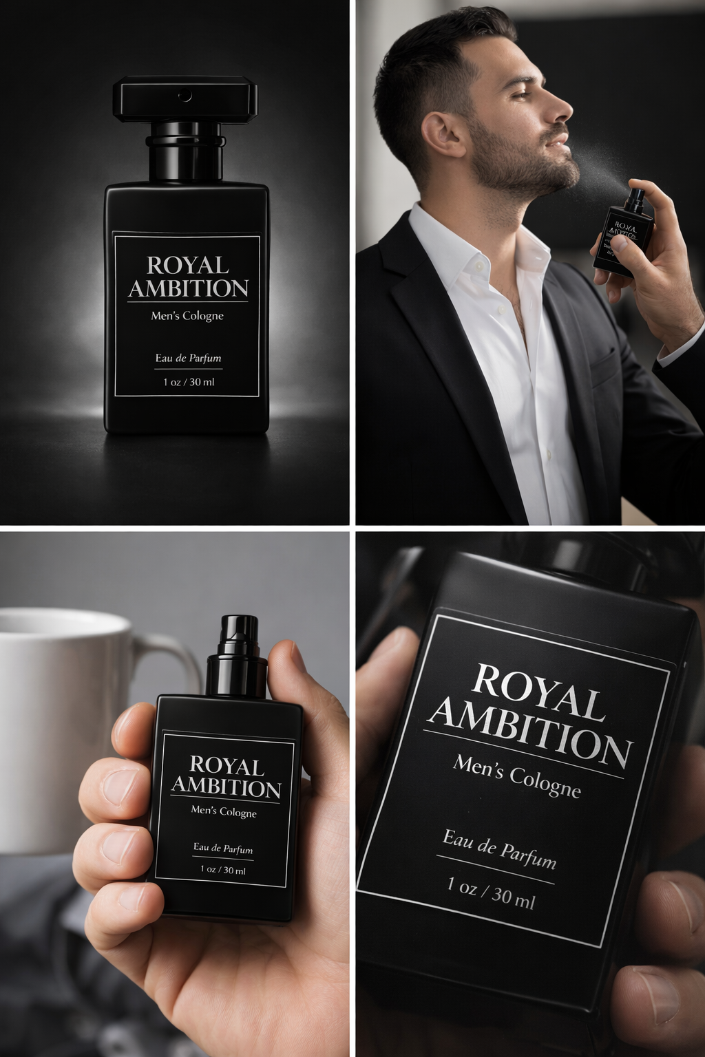 Royal Ambition – Luxury Cologne Spray for Men (4 oz) | Signature Studios