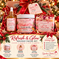 Refresh and Glow Holiday Facial Set with clay mask, facial oil, and shea soap by Signature Studios by MKY