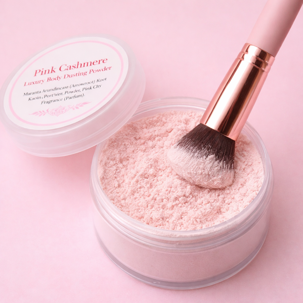 Pink Cashmere Luxury Body Dusting Powder – Scented Body Powder for Women (8 oz) | Signature Studios