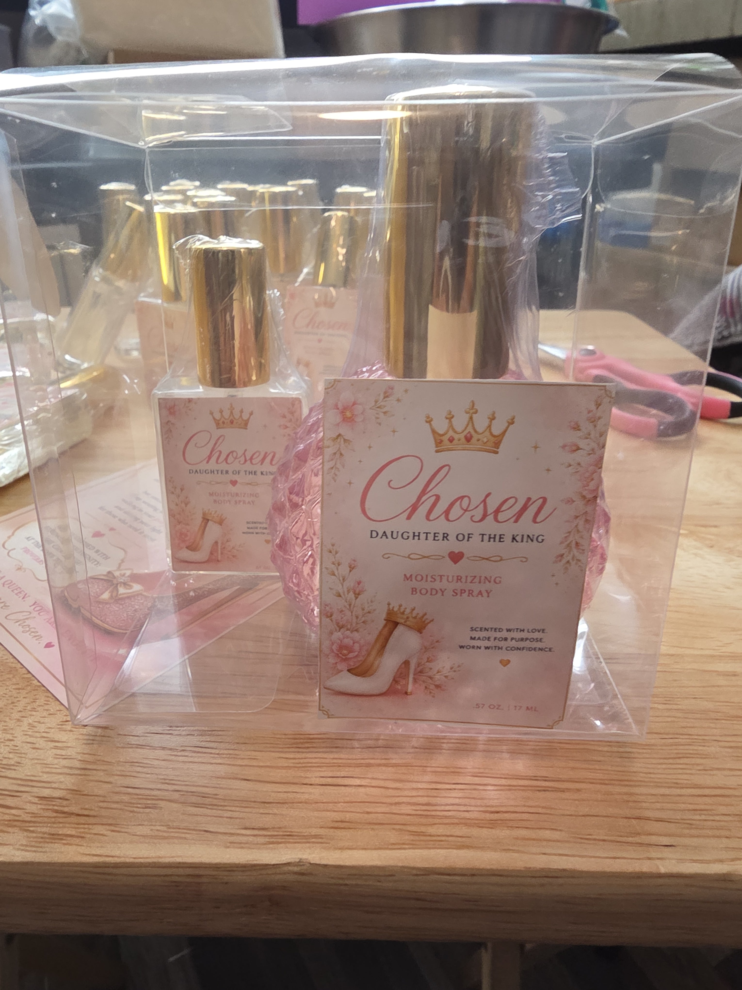 Chosen – Daughter of the King Luxury Body Spray – Handmade Fragrance Mist for Women