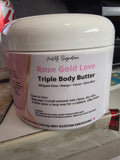 Rose Gold Love Triple Body Butter – Luxury Whipped Body Butter for Women | Signature Studios