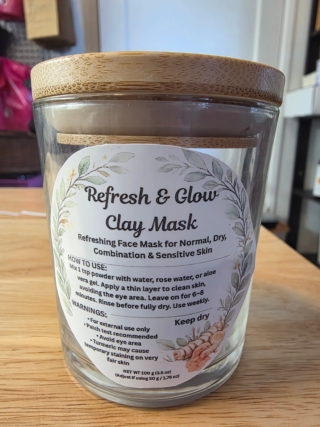 Refresh & Glow Clay Mask – Handmade Detox Face Mask for Women | Signature Studios