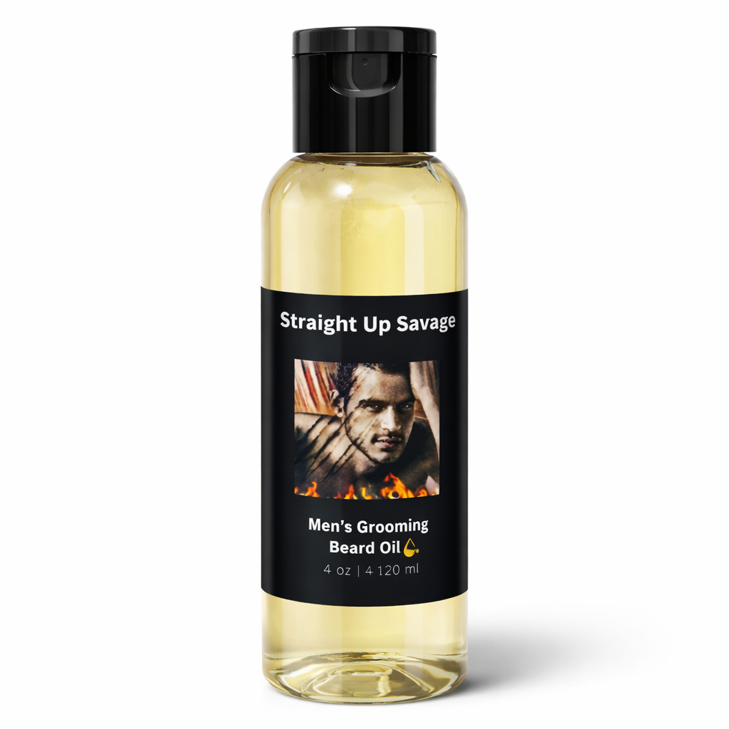 Straight Up Savage – Premium Beard Conditioning Oil for Men (2 oz) | Signature Studios