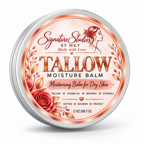 Everyday Tallow Moisture Balm – 2 oz — Signature Studios by MKY, Made with Love