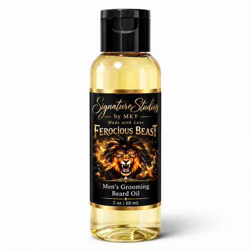 Ferocious Beast – Premium Beard Conditioning Oil for Men (2 oz) | Signature Studios by MKY — Signature Studios by MKY, Made with Love