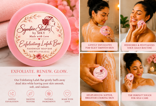 Luxury Artisan Soap Loaf — Signature Studios by MKY, Made with Love