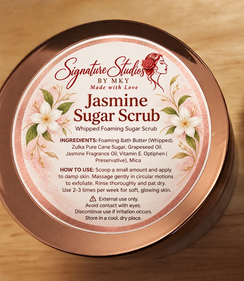 Luxury Sugar Scrub – Handmade Exfoliating Body Scrub for Women | Signature Studios by MKY — Signature Studios by MKY, Made with Love
