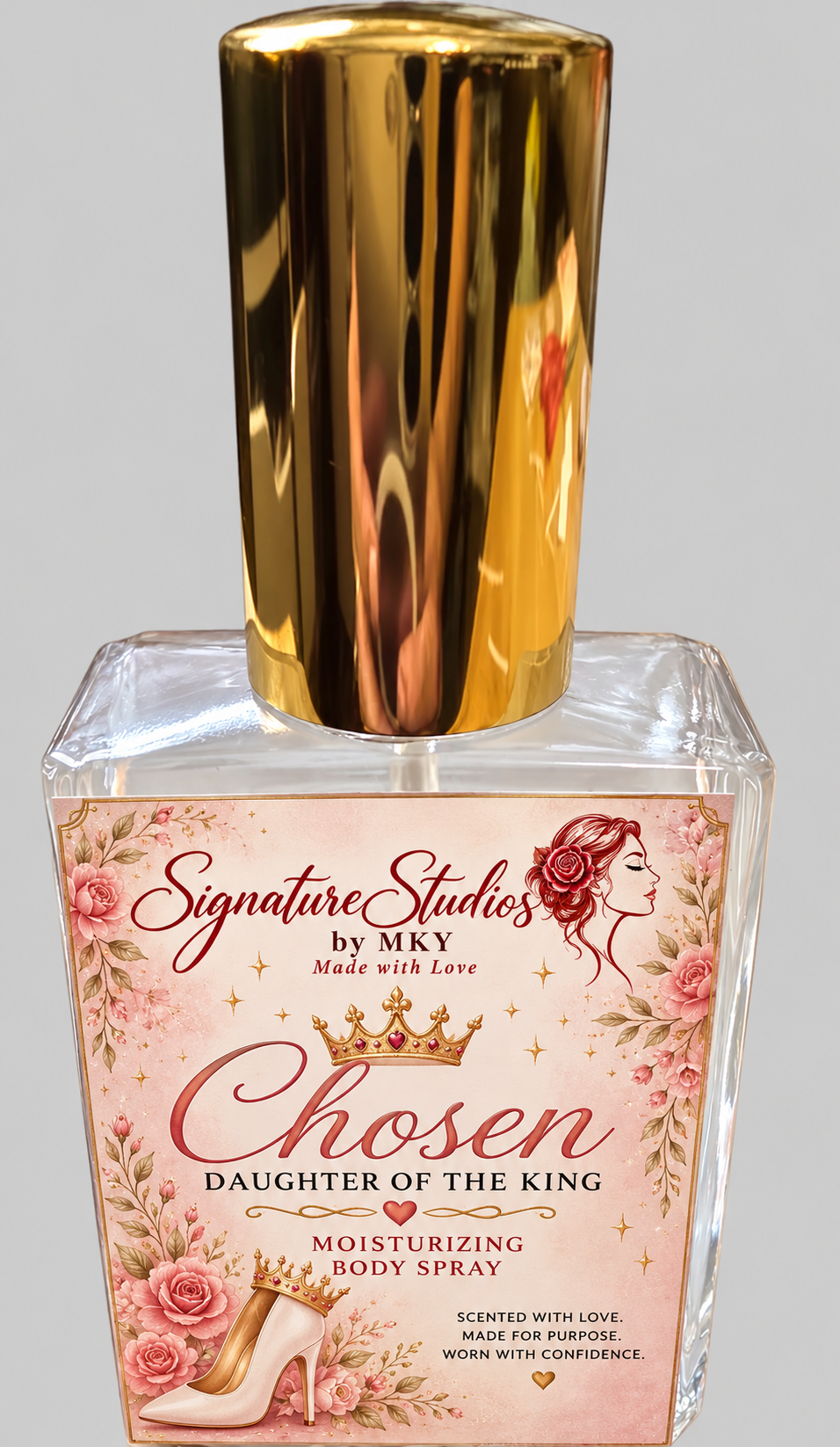 Chosen – Daughter of the King Luxury Body Spray – Handmade Fragrance Mist for Women — Signature Studios by MKY, Made with Love